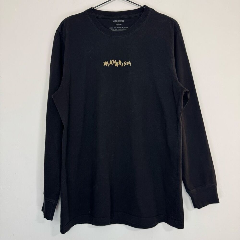 Maharishi Black Long Sleeve Japanese Dragon Journey Long Sleeve M